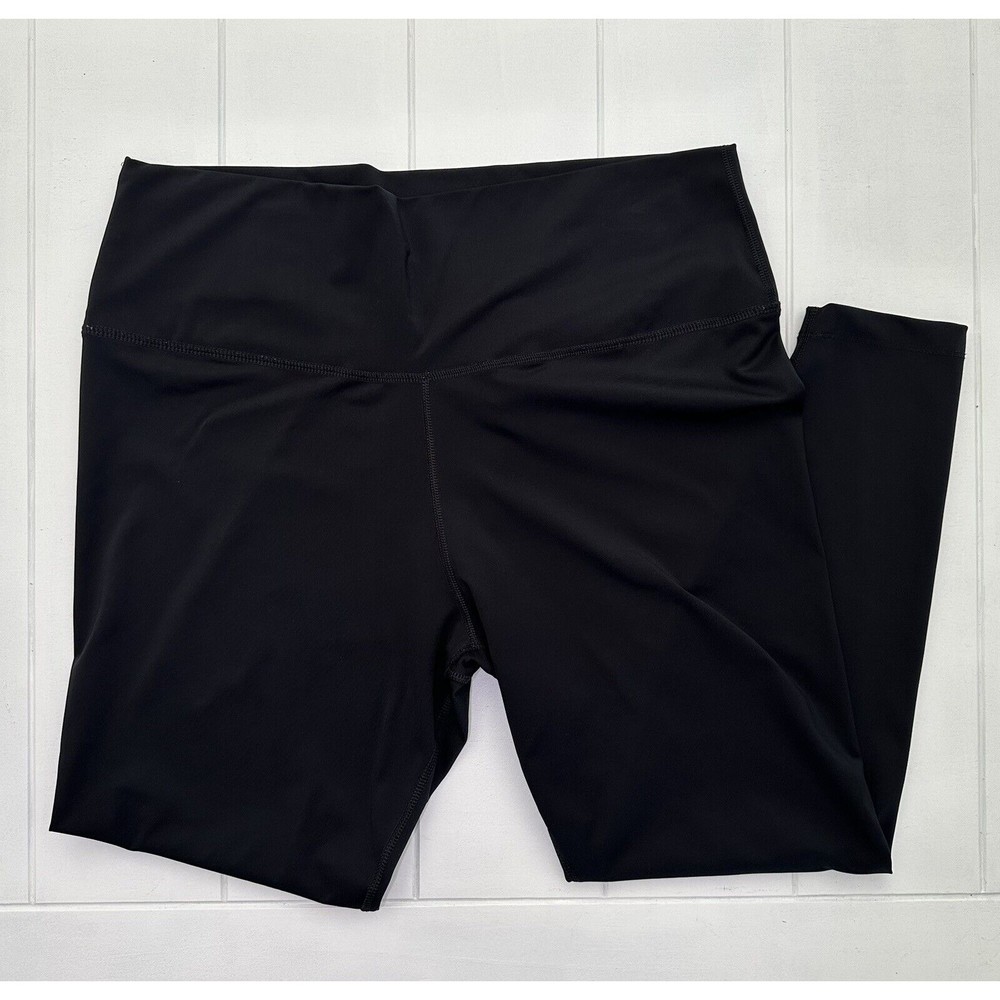 Nike DRI-FIT Women’s Leggings Black Size XXL  24” Inseam High Waisted 7/8 length